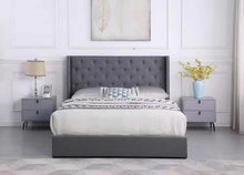 Load image into Gallery viewer, King Size Fabric Gas Lift Bed Frame
