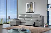 Load image into Gallery viewer, Swiss - Full Cow Leather Sofa with Chaise
