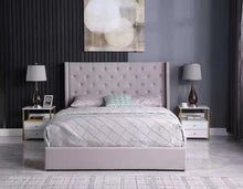 Load image into Gallery viewer, Louis - Double Size Fabric Gas Lift Bed Frame
